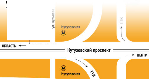Схема проезда в клуб Space Moscow